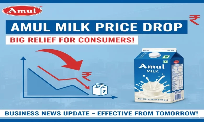 Amul Milk, Price Drop, Business News