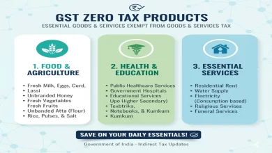 GST Zero Tax Products