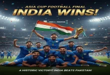 India's potential win over Pakistan in a football match