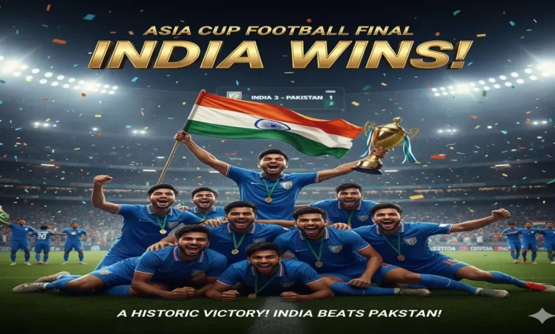India's potential win over Pakistan in a football match