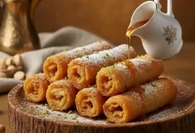 delicious Kunafa Roll recipe