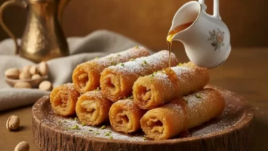 delicious Kunafa Roll recipe